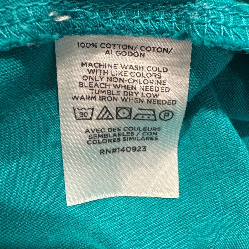 Ann Taylor LOFT Turquoise Blouse with Lace and Flutter Sleeves Women’s Size XL - Picture 10 of 14